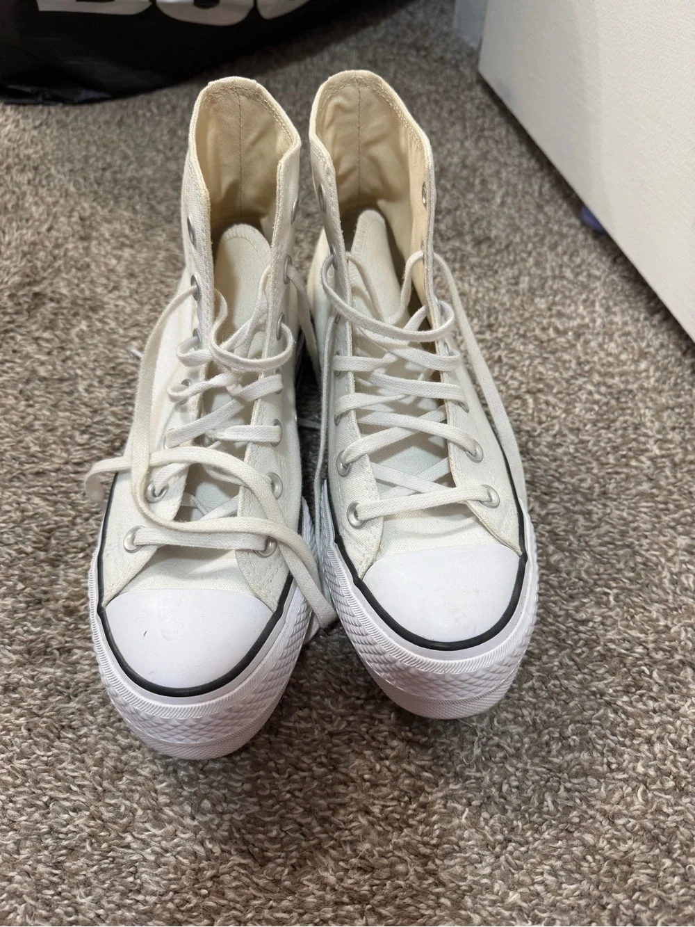 Converse Chuck Taylor All Star Platform High Top Sneakers Size 6.5 - Picture 2 of 6